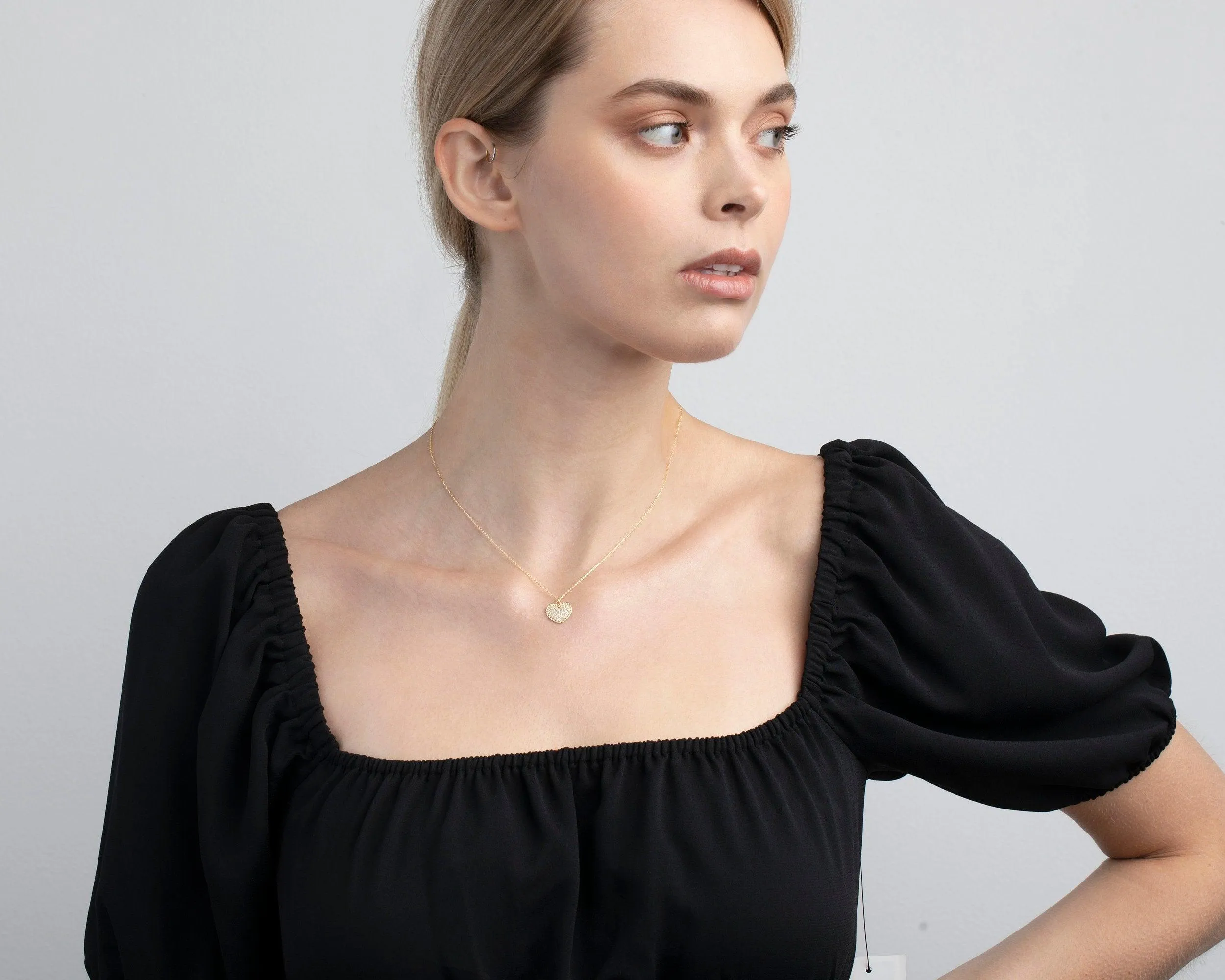 Heart Necklace - 18K Gold Vermeil