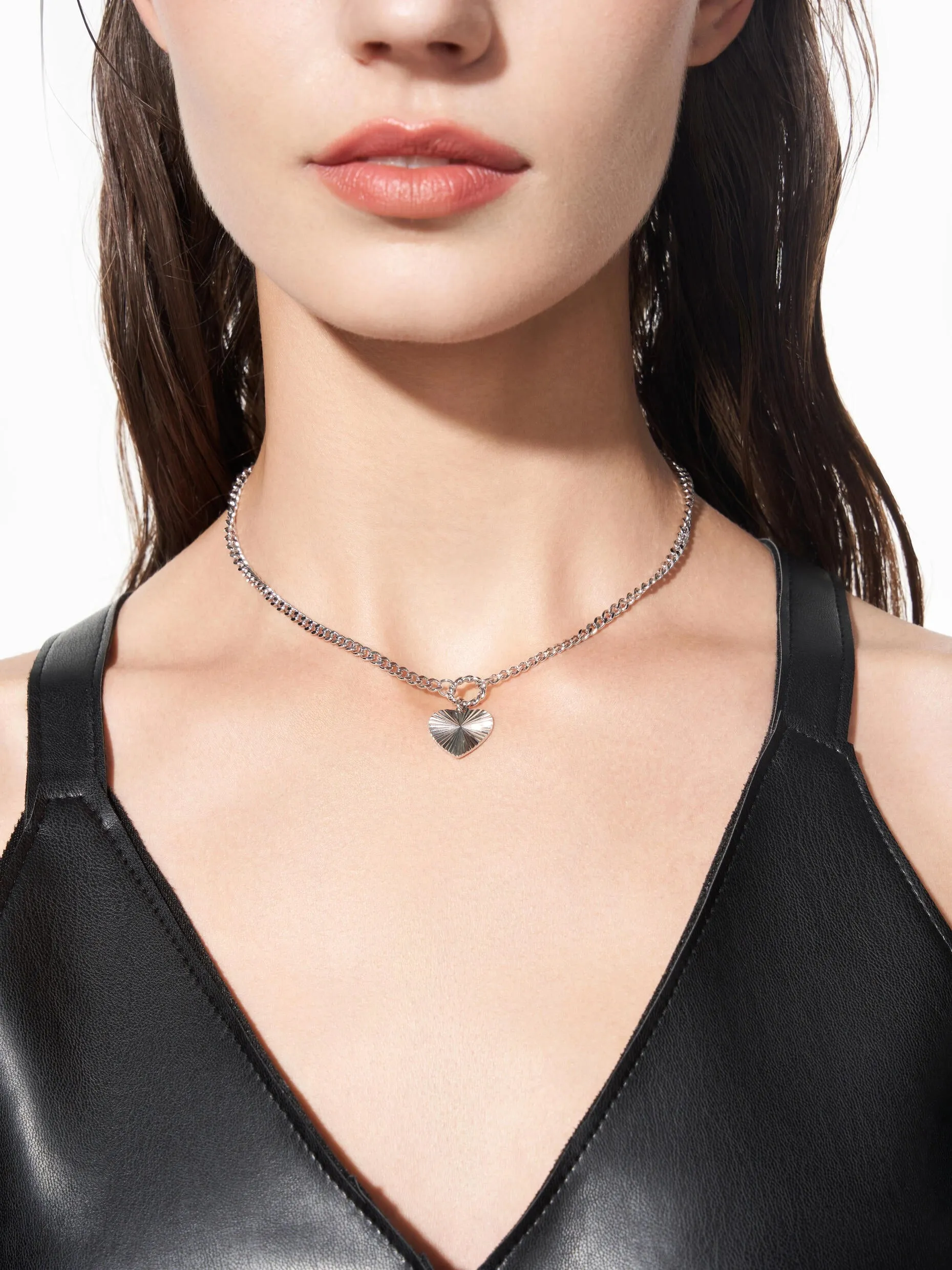 Heart Sunbeam Necklace