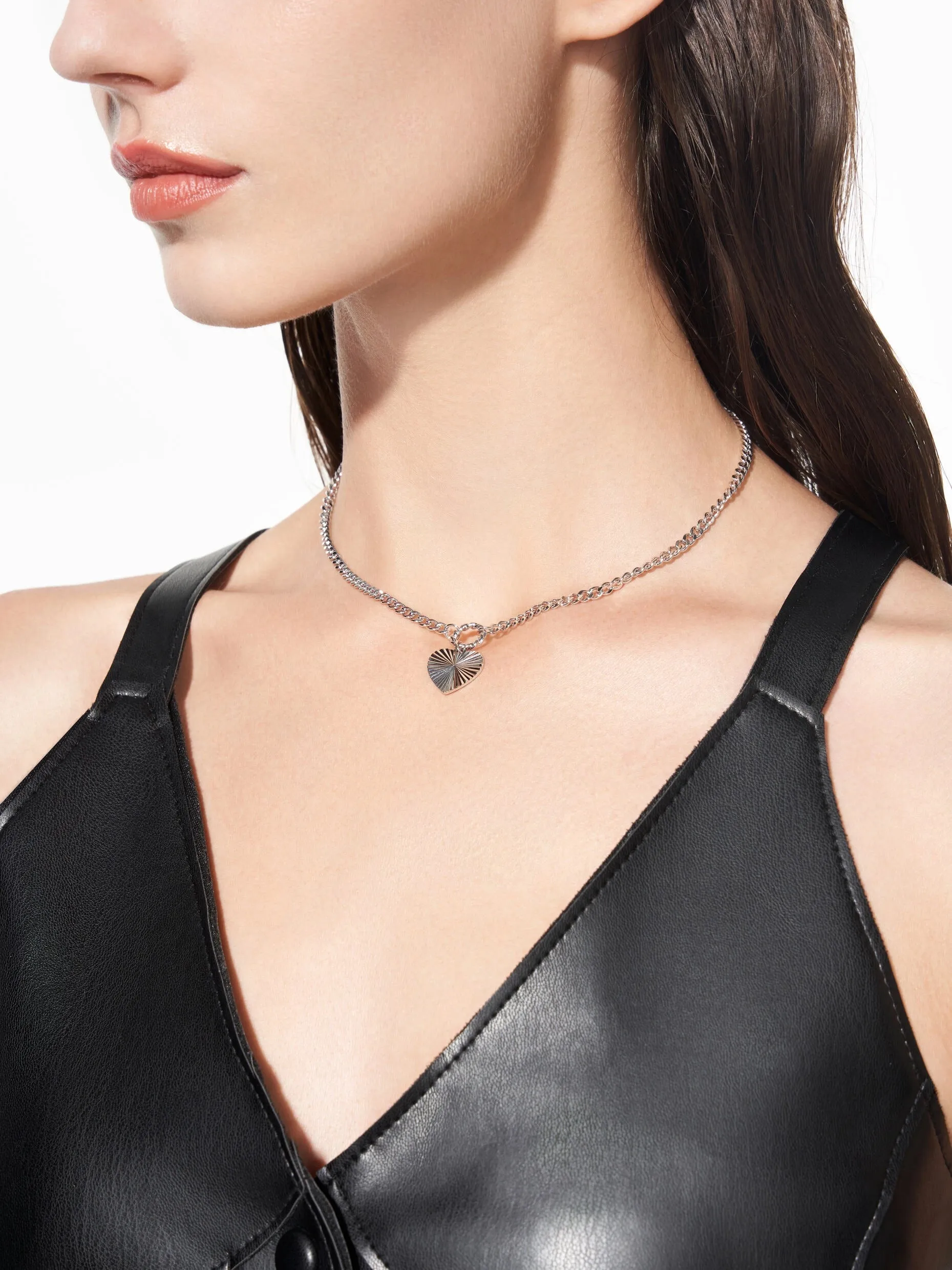 Heart Sunbeam Necklace