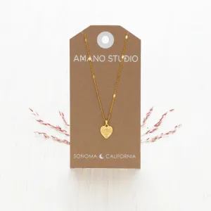 Heart with Eye Necklace