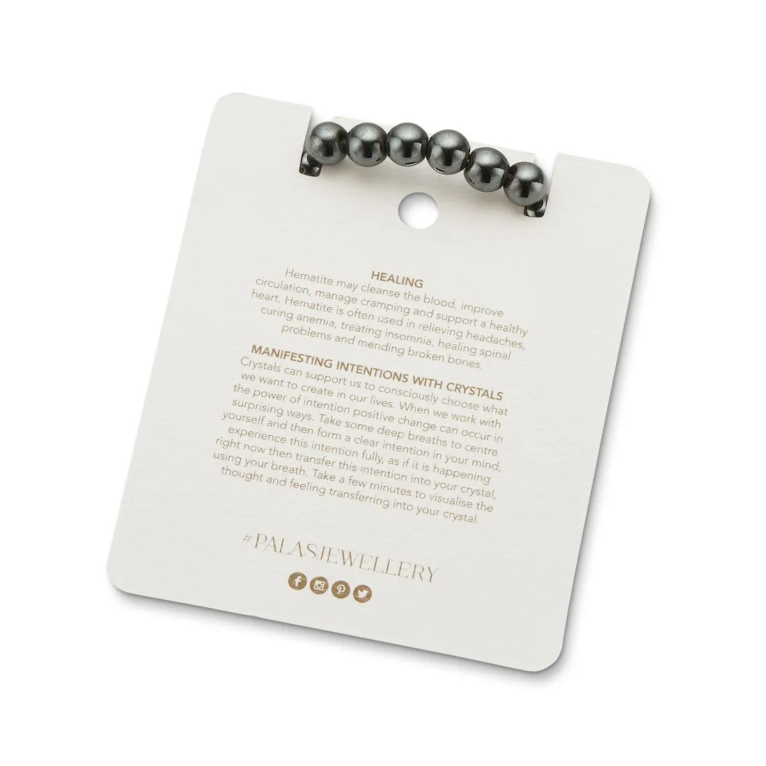 HEMATITE ENERGY GEM BRACELET