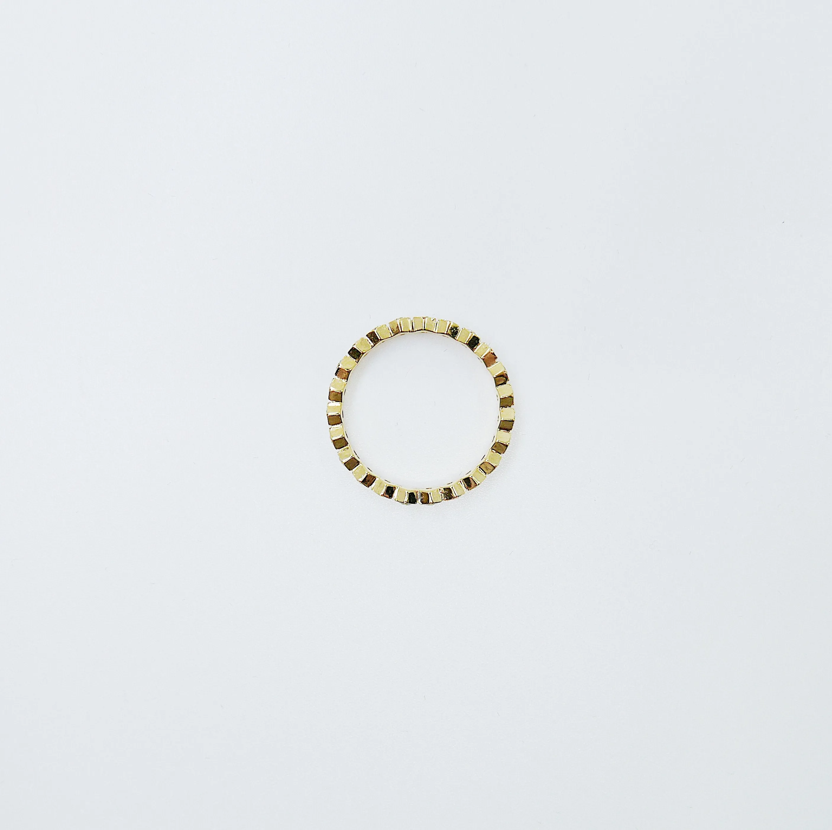 Hexagon Diamond Eternity Band