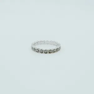 Hexagon Diamond Eternity Band