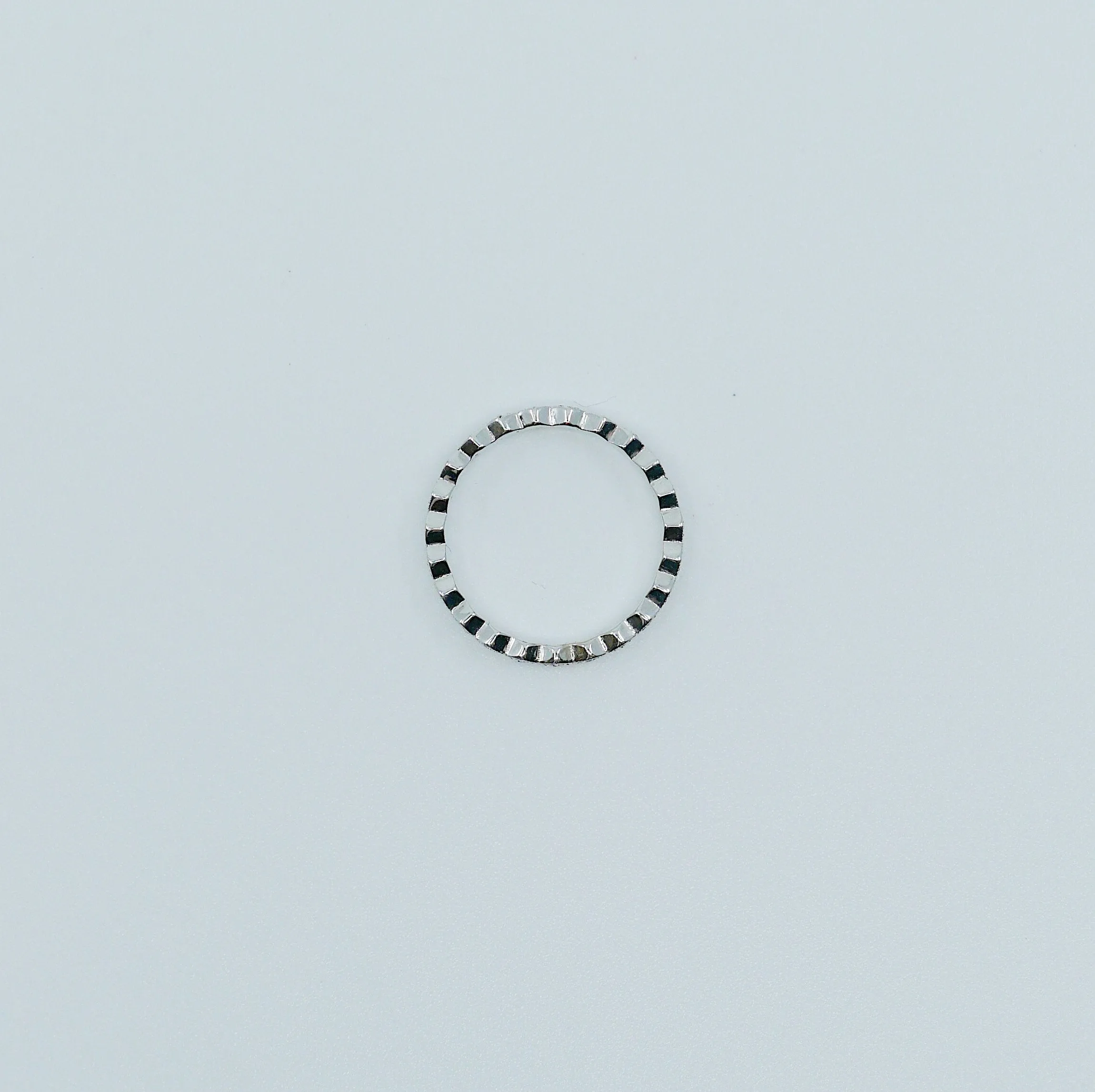 Hexagon Diamond Eternity Band