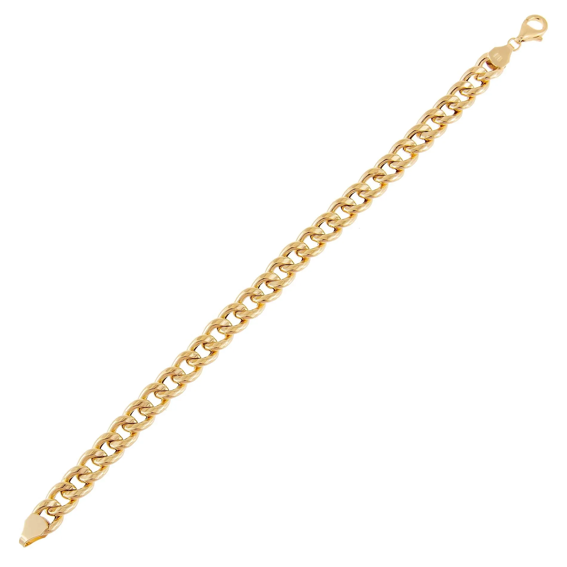 Hollow Cuban Bracelet 14K
