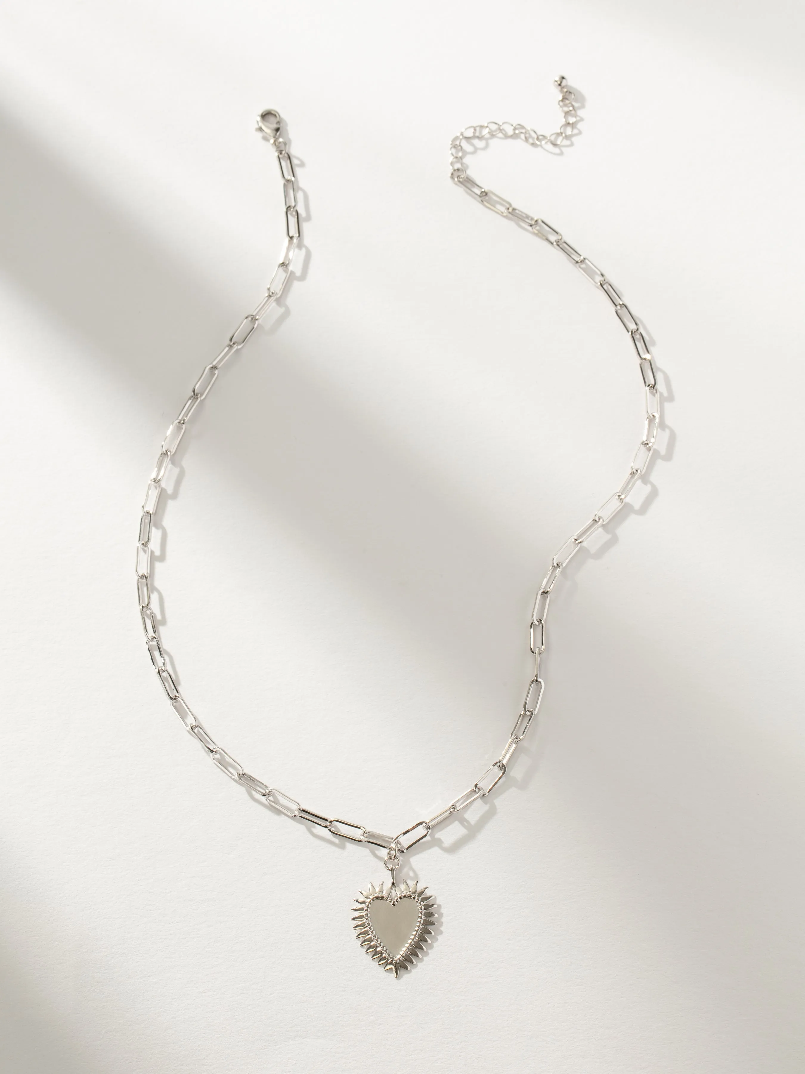 Hopeless Romantic Heart Necklace