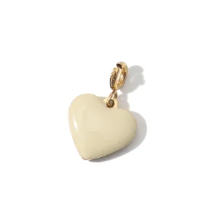Humble Heart Pendant • Black & Cream