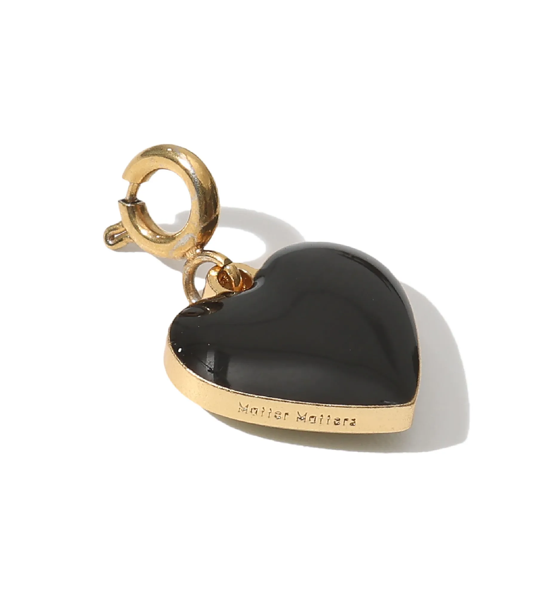 Humble Heart Pendant • Black & Cream