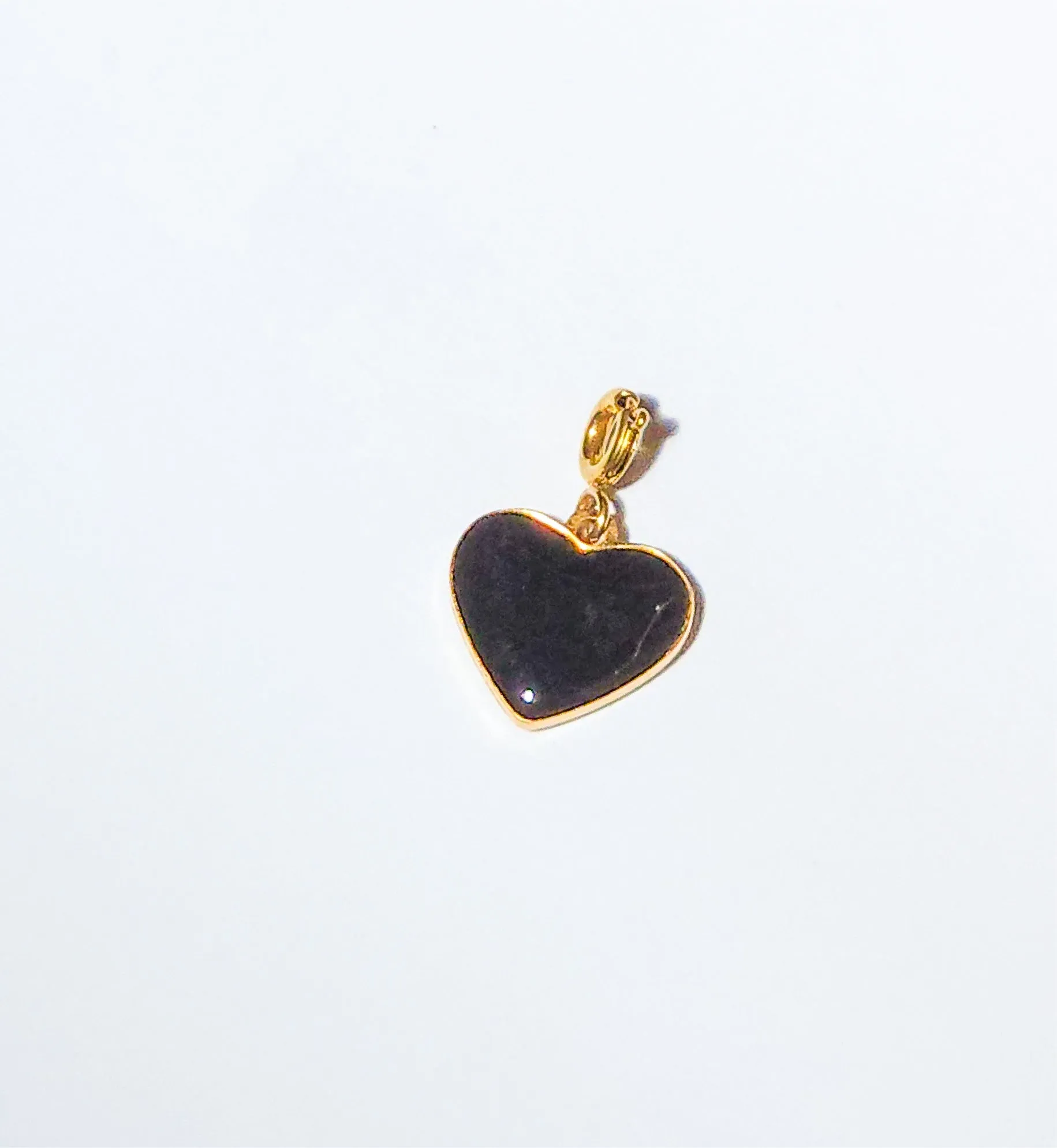 Humble Heart Pendant • Black & Cream