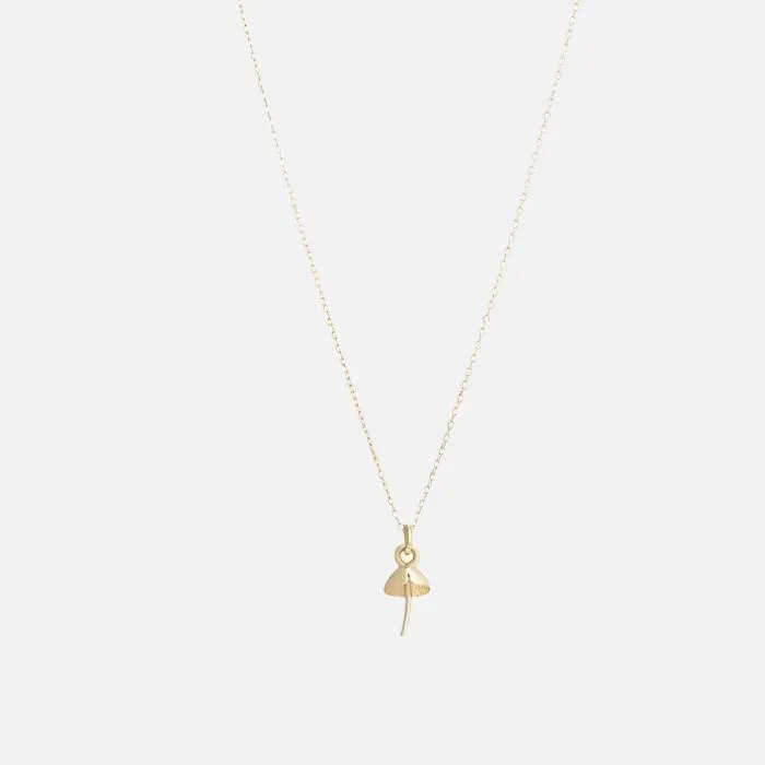 Itty Bitty Charm Necklace, Mushroom