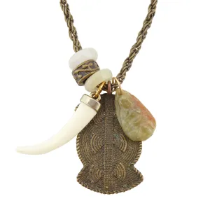 Jade buddha necklace