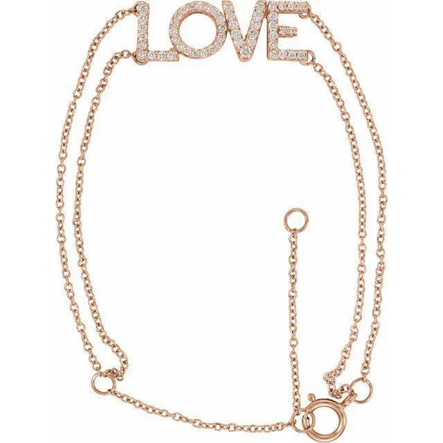 JDSP-653615 Diamond Love Bracelet