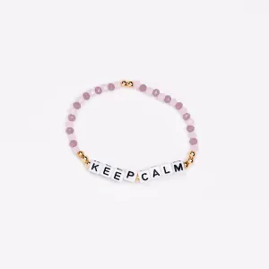 KEEP CALM - Crystal Bracelet