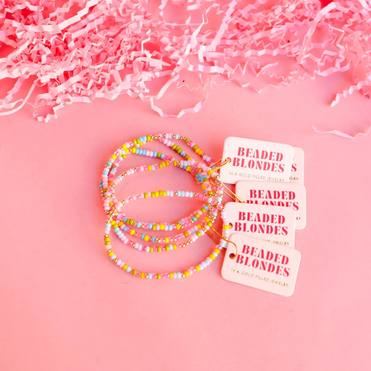 Kids Pastel Sprinkle Bracelets