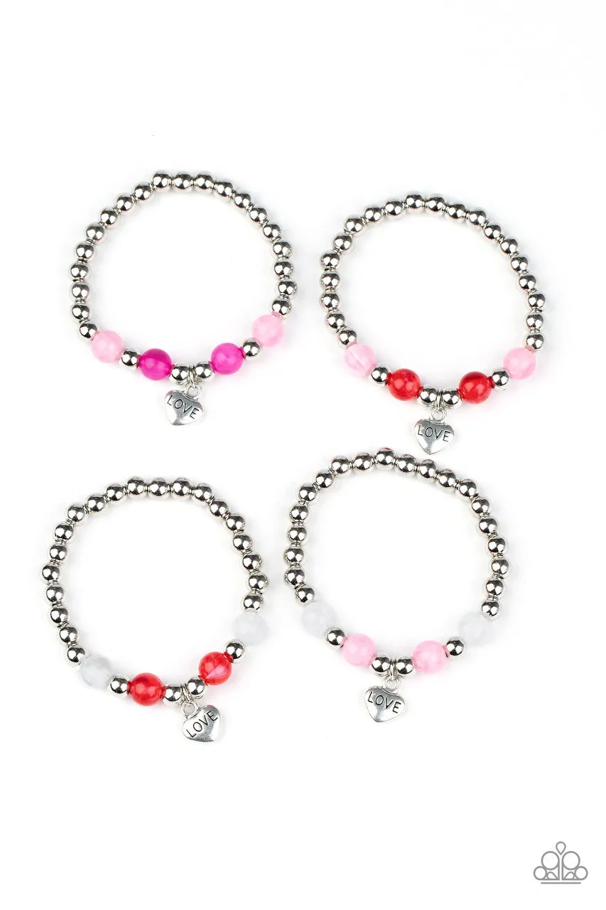 Kid's Starlet Shimmer LOVE Hearts Bracelet Set