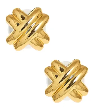 Lisi Lerch Ascher Pearl 16mm Stud Earrings