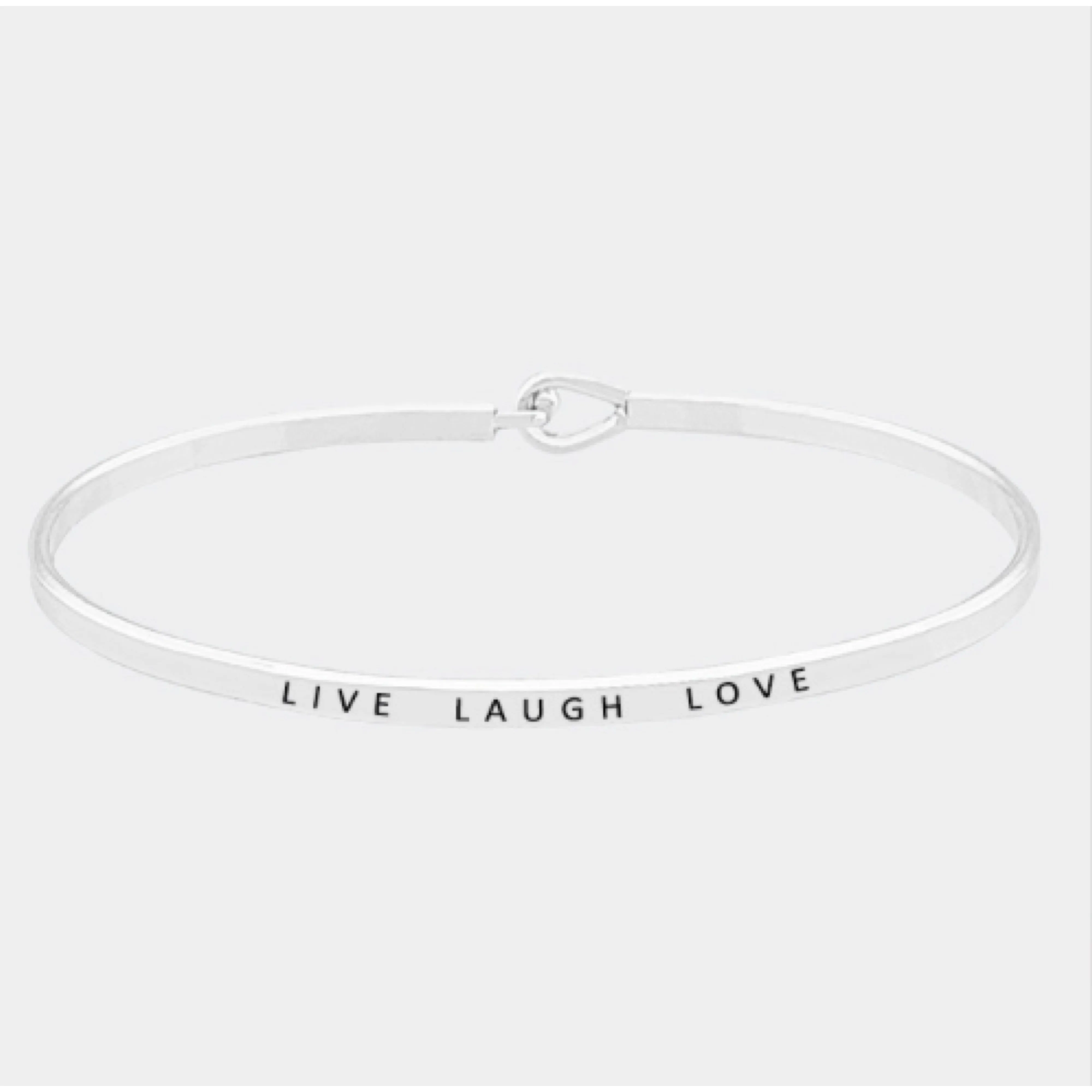 Live Laugh Love Bangle Bracelet