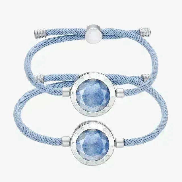 Long Distance Couple Love Bracelets (Set of 2)