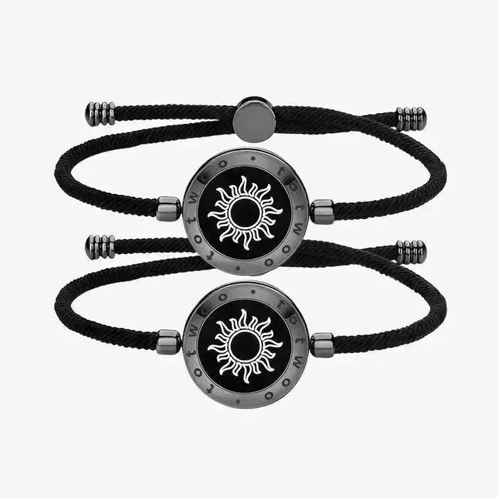 Long Distance Couple Love Bracelets (Set of 2)