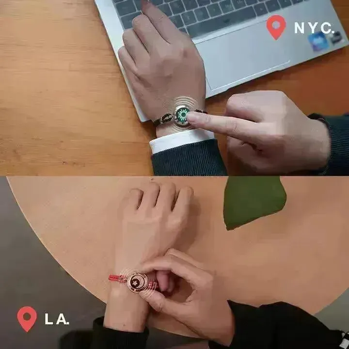 Long Distance Couple Love Bracelets (Set of 2)