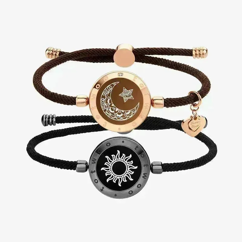 Long Distance Couple Love Bracelets (Set of 2)