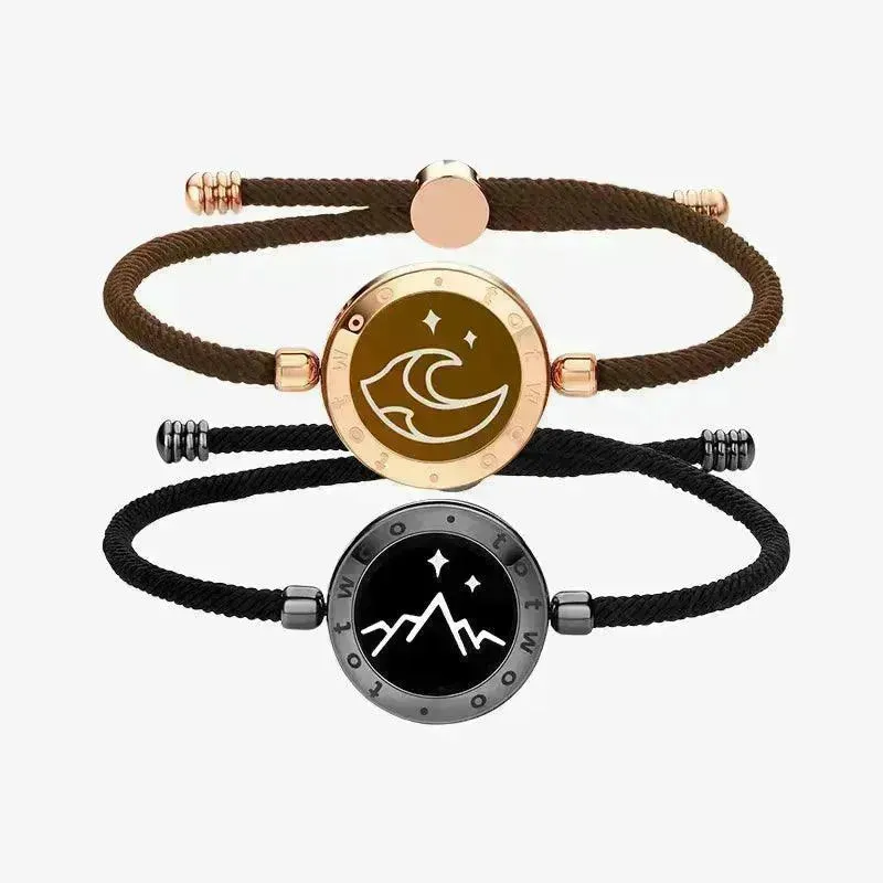 Long Distance Couple Love Bracelets (Set of 2)