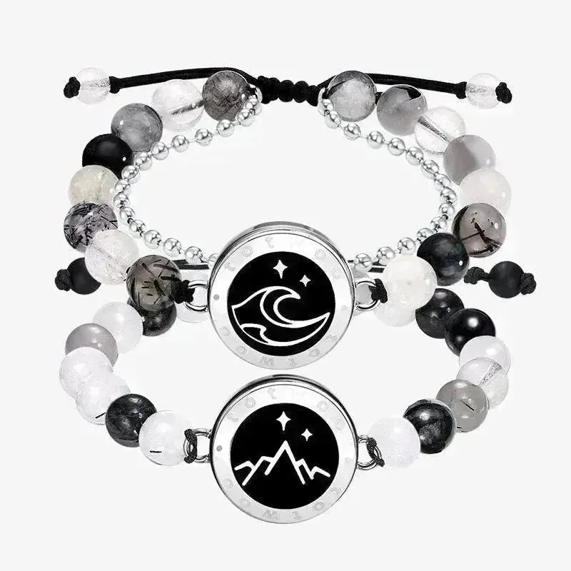 Long Distance Couple Love Bracelets (Set of 2)