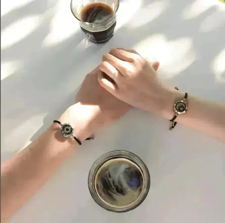 Long Distance Couple Love Bracelets (Set of 2)