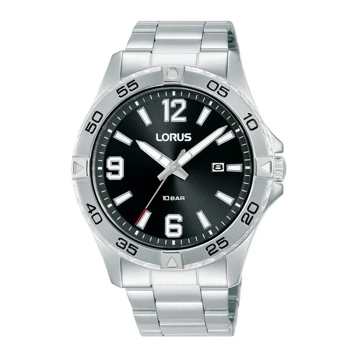 Lorus Mens Stainless Steel Watch RH985QX-9