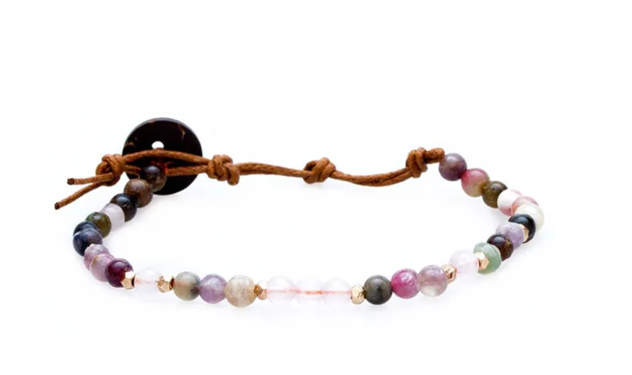 Lotus and Luna Chakra 4mm Bracelets