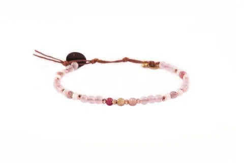 Lotus and Luna Chakra 4mm Bracelets