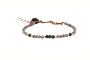 Lotus and Luna Chakra 4mm Bracelets