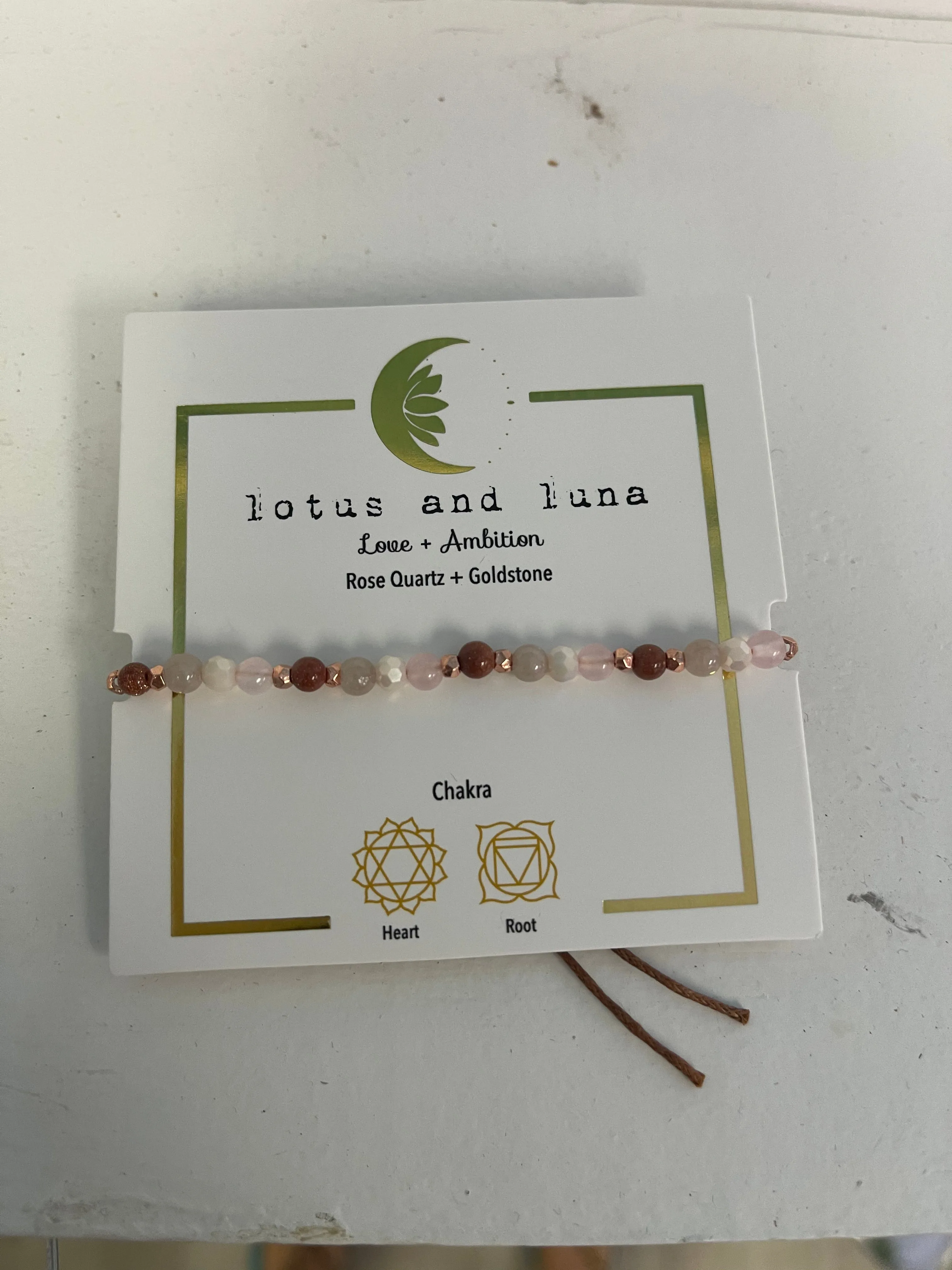Lotus and Luna Chakra 4mm Bracelets