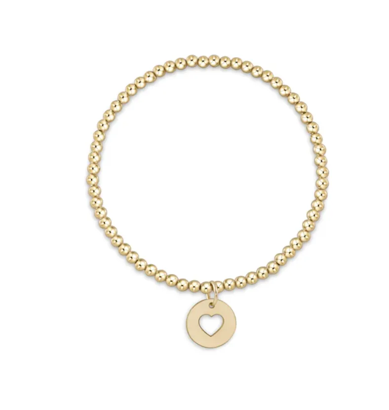 Love Disc Bracelet 3mm