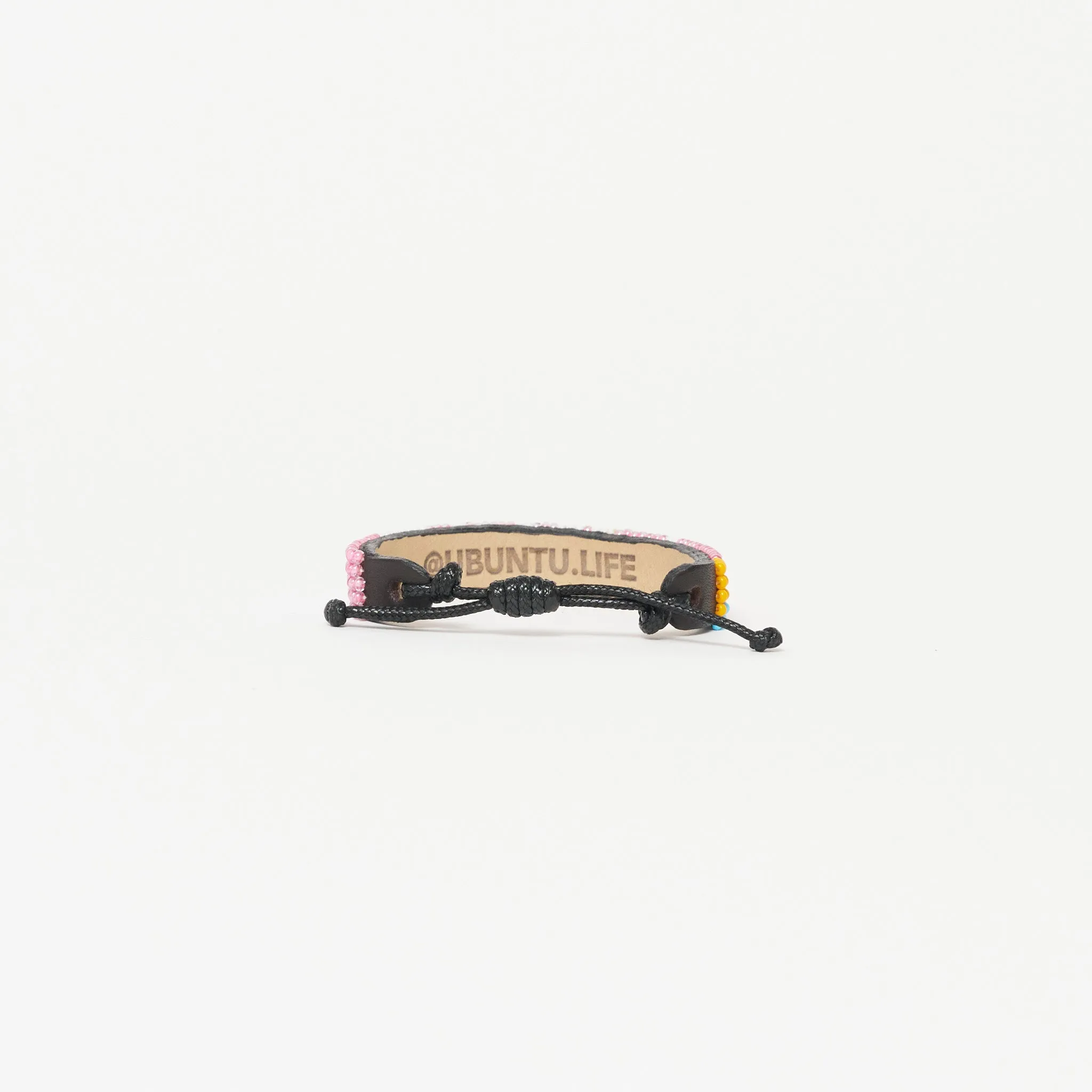 LOVE Heart Bracelet - Pearly Pink/White