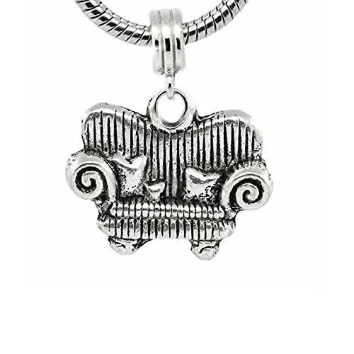 Love Sofa With Pillows Charm Bead