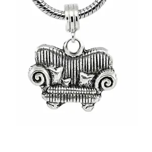 Love Sofa With Pillows Charm Bead