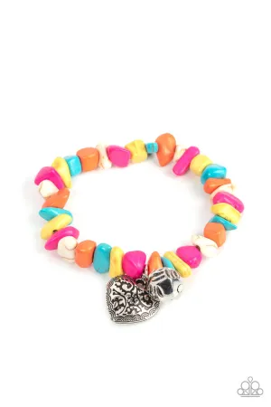 Love You to Pieces Multi Paparazzi Bracelet