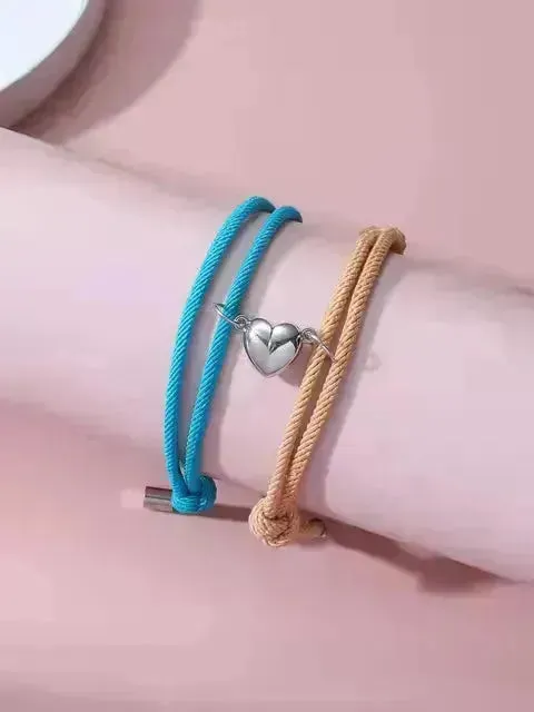 Magnetic Couple Bracelet Pair