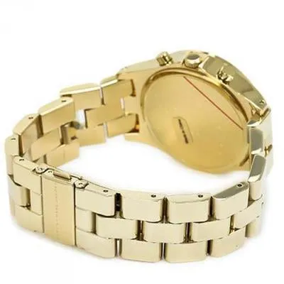 Marc by Marc Jacobs Henry Chronograph Champagne Dial Gold-plated Ladies Watch MBM3105