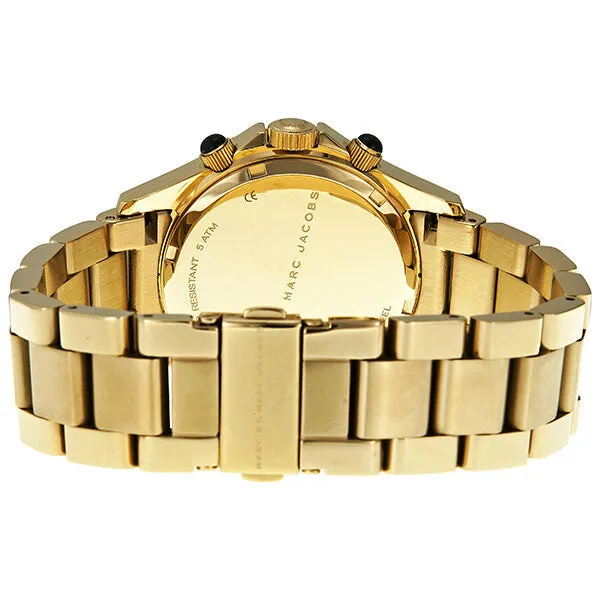 Marc By Marc Jacobs Rock Metal Chronograph Gold Ion-plated Men's Watch MBM3158