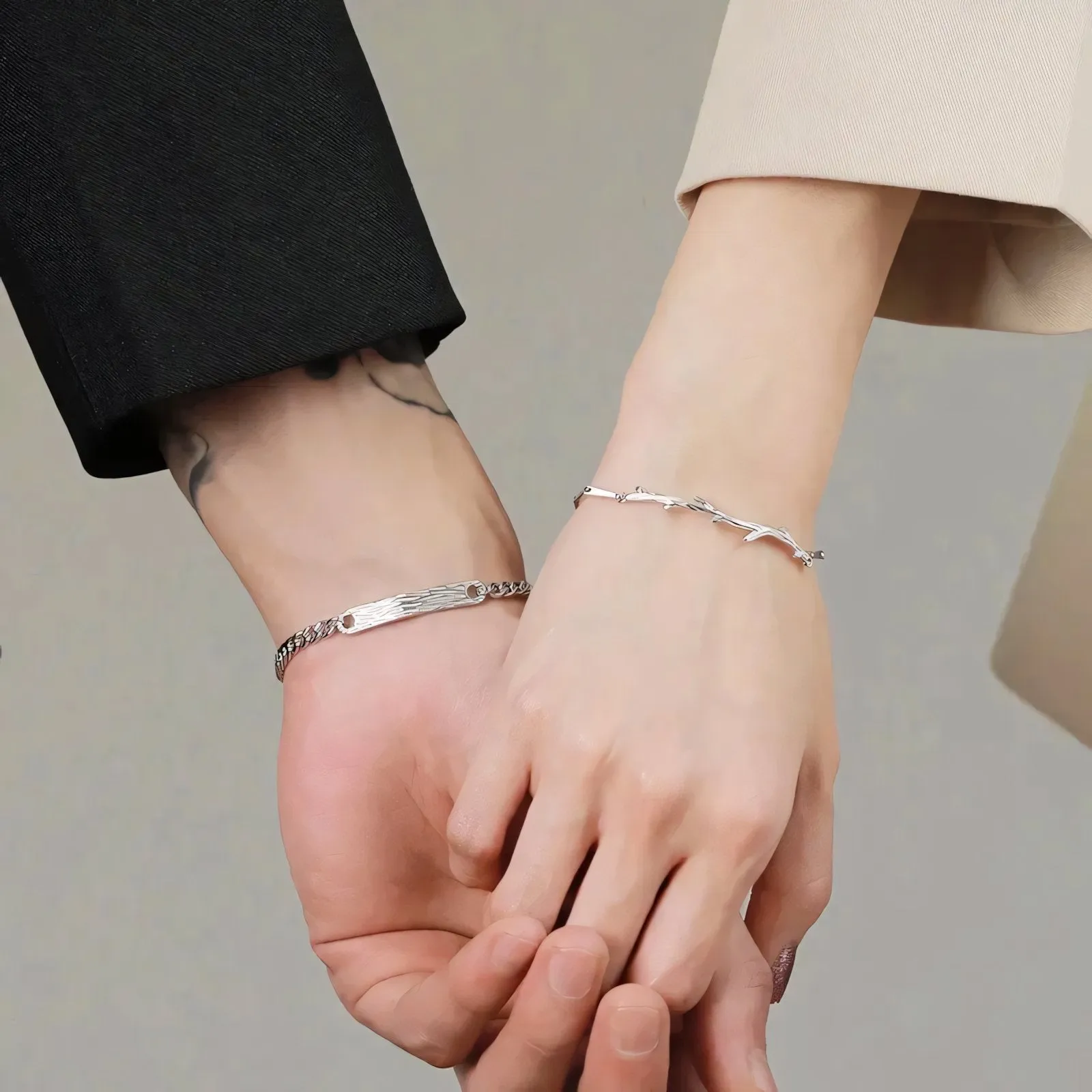 Matching Rooted Love Bracelets