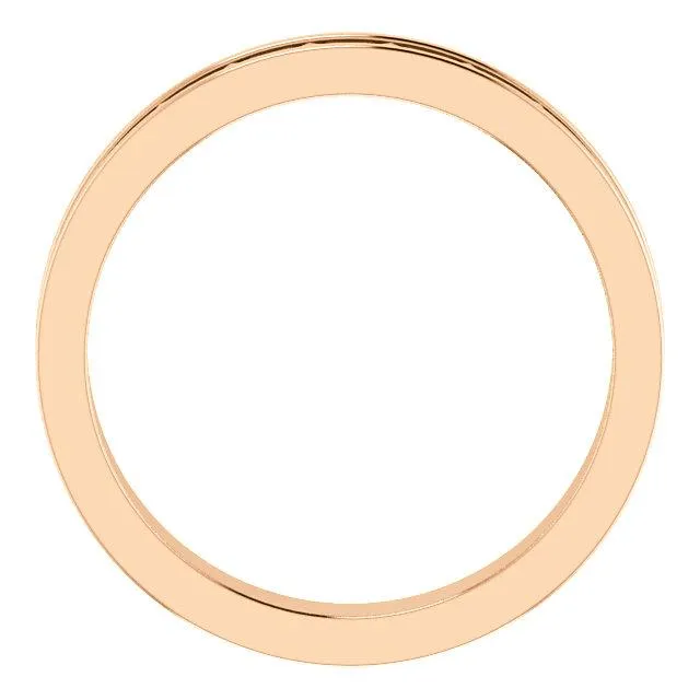 Matthew Geometric Pyramid Wedding Band