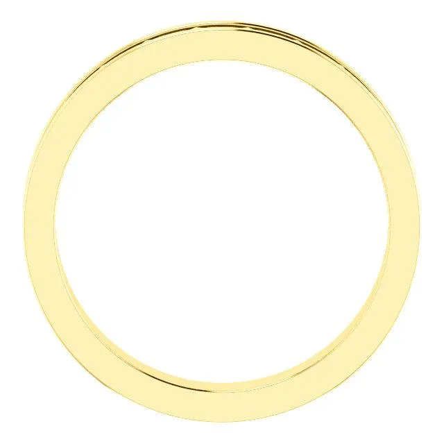 Matthew Geometric Pyramid Wedding Band