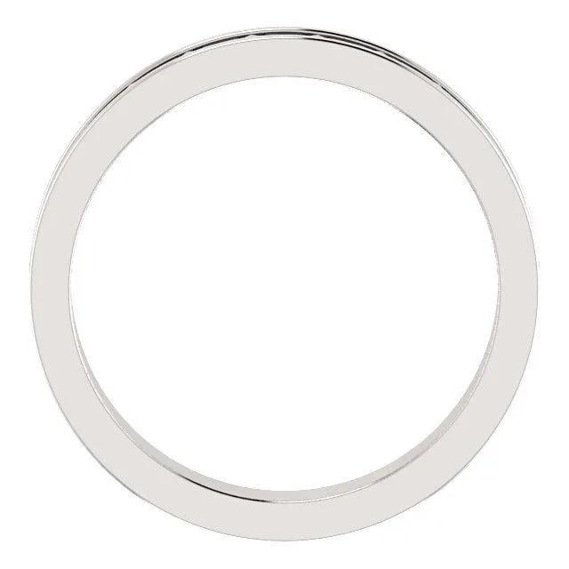 Matthew Geometric Pyramid Wedding Band