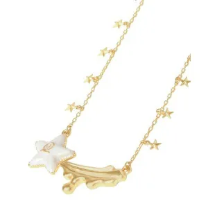 Melty Shooting Star Necklace【Japan Jewelry】