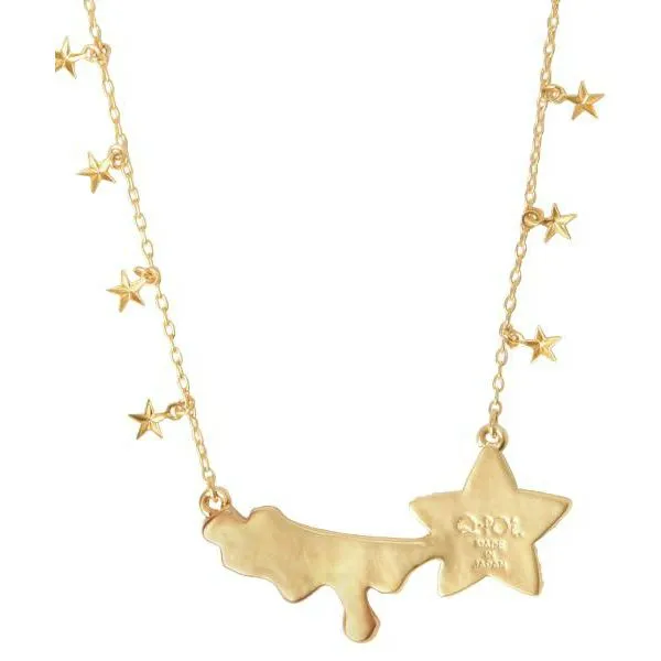 Melty Shooting Star Necklace【Japan Jewelry】