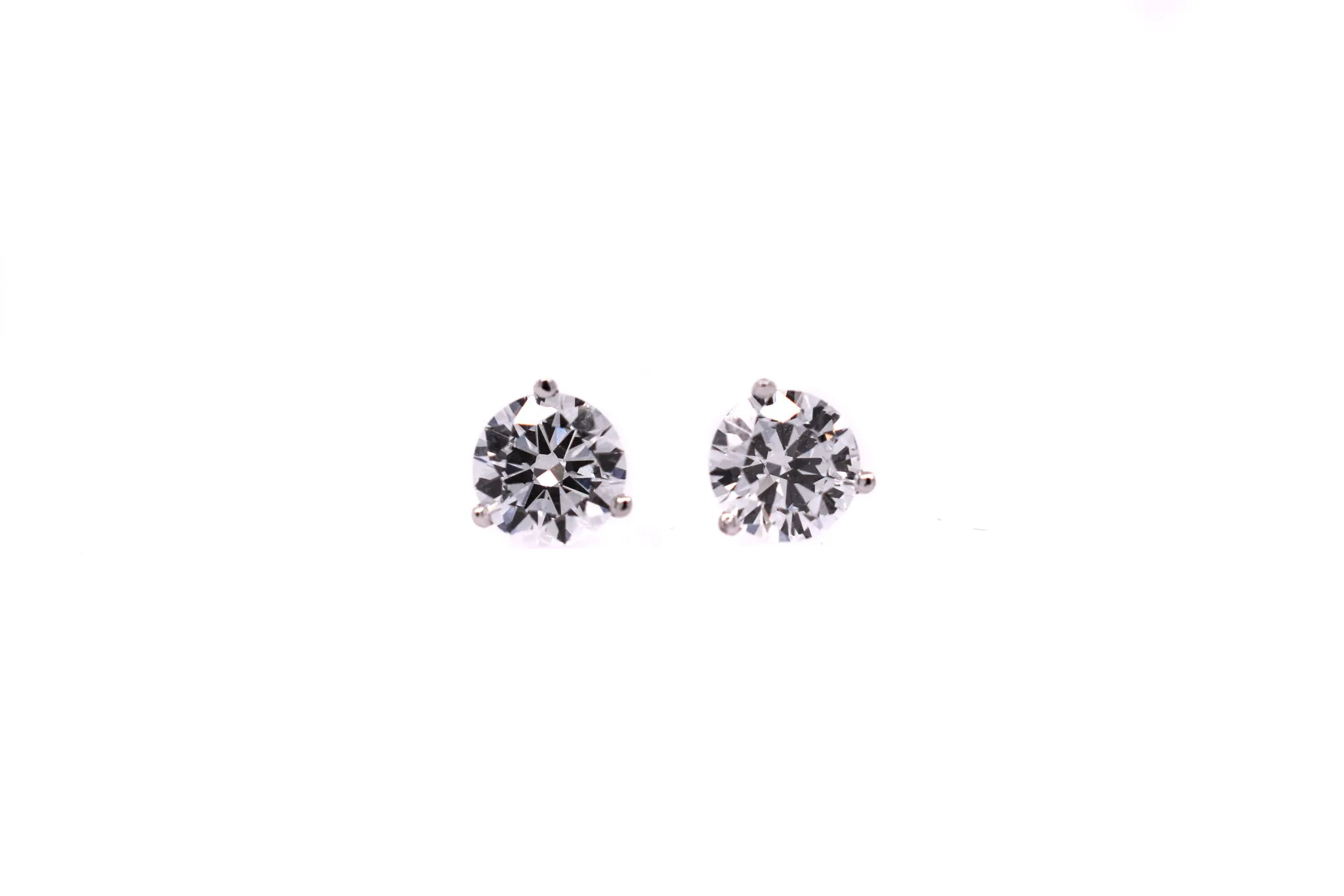 mined DIAMOND EARRINGS 1.00TCW