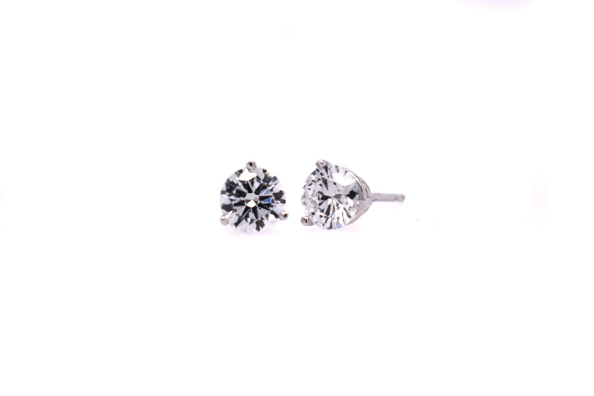 mined DIAMOND EARRINGS 1.00TCW
