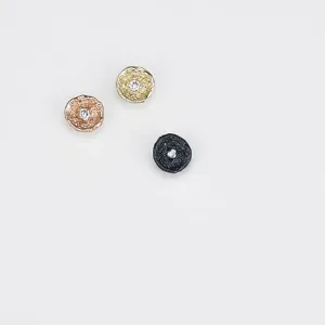 Mini Moss Gold Shell Studs